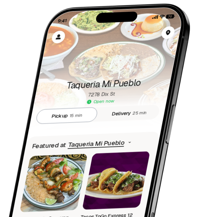 Taqueria Mi Pueblo app preview